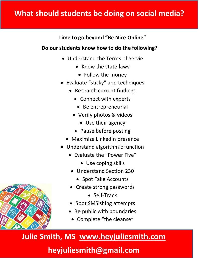 What should students be doing?